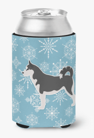 Siberian Husky Snowflake Dog Design Can Hugger