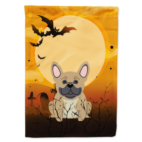 French Bulldog - Cream - Halloween Themed House Flag