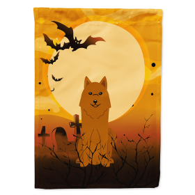 Karelian Bear Dog Halloween Themed House Flag