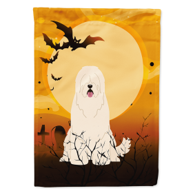 South Russian Sheepdog Halloween Themed House Flag