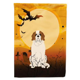 Saint Bernard Halloween Themed House Flag