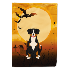 Entlebucher Halloween Themed House Flag