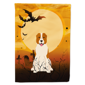 Central Asian Shepherd Dog Halloween Themed House Flag