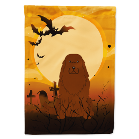 Caucasian Shepherd Dog Halloween Themed House Flag