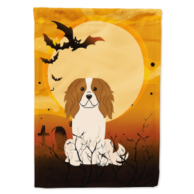 Cavalier King Charles Spaniel Halloween Themed House Flag