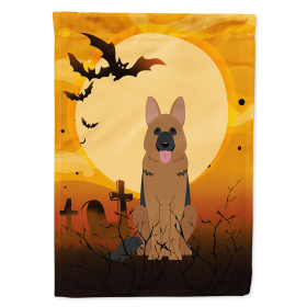 German Shepherd Halloween Themed House Flag