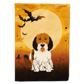 Petit Basset Griffon Vendeen Halloween Themed House Flag