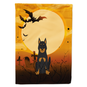 Beauce Shepherd Dog Halloween Themed House Flag