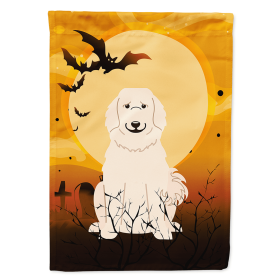 Great Pyrenees Halloween Themed House Flag