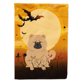 Chow Chow - Cream - Halloween Themed House Flag