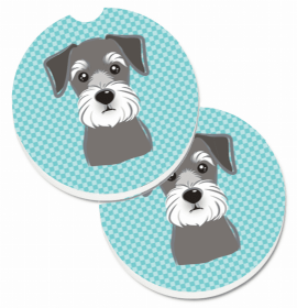 Schnauzer #1 Car Cup Holder Car Coasters (Set of 2)