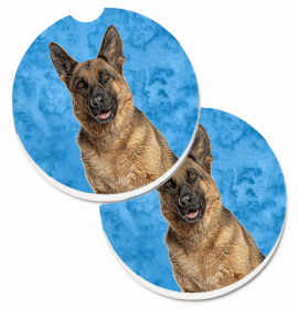 German Shepherd Car Cup Holder Car Coasters (Set of 2)