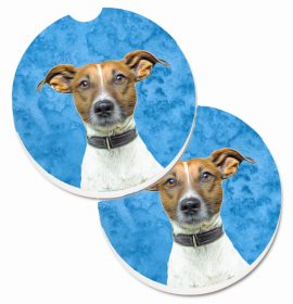 Jack Russell Terrier #1 Car Cup Holder Car Coasters (Set of 2)