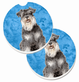 Schnauzer #2 Car Cup Holder Car Coasters (Set of 2)