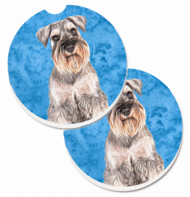 Schnauzer #3 Car Cup Holder Car Coasters (Set of 2)