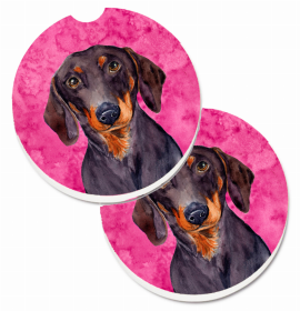 Dachshund #2 Car Cup Holder Coasters (Set of 2)