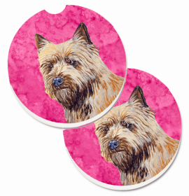 Cairn Terrier Car Cup Holder Coasters (Set of 2)