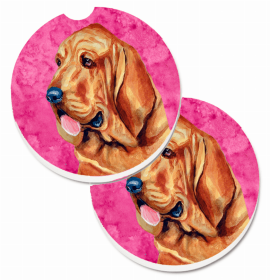 Bloodhound Car Cup Holder Coasters (Set of 2)