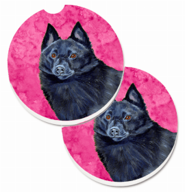 Schipperke Car Cup Holder Coasters (Set of 2)