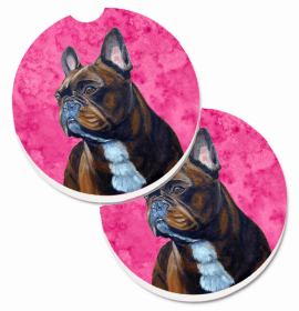 French Bulldog #2 Car Cup Holder Coasters (Set of 2)