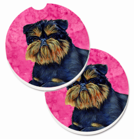 Brussels Griffon #2 Car Cup Holder Coasters (Set of 2)