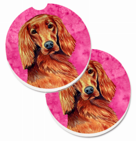 Irish Setter Car Cup Holder Coasters (Set of 2)