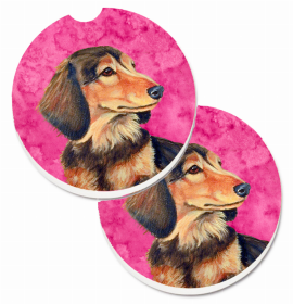 Dachshund #3 Car Cup Holder Coasters (Set of 2)