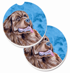 Newfoundland Car Cup Holder Car Coasters (Set of 2)