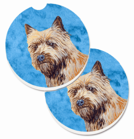 Cairn Terrier Car Cup Holder Car Coasters (Set of 2)