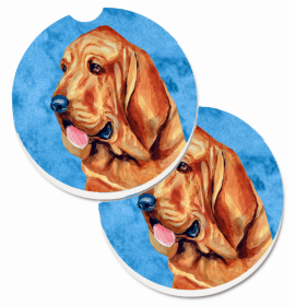 Bloodhound Car Cup Holder Car Coasters (Set of 2)