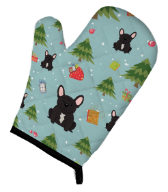 French Bulldog - Brindle Christmas Dog Oven Mitt