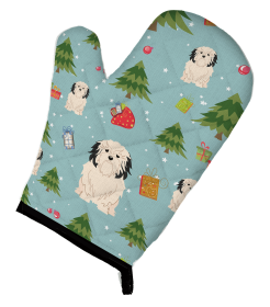 Lowchen 1 Christmas Dog Oven Mitt