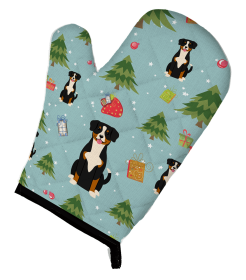 Entlebucher Mountain Dog Christmas Dog Oven Mitt