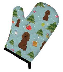 Irish Water Spaniel 1 Christmas Dog Oven Mitt