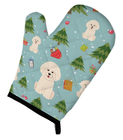 Bichon Frise 1 Christmas Dog Oven Mitt