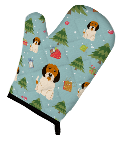 Petit Basset Griffon Vendeen 1 Christmas Dog Oven Mitt