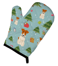 Fox Terrier Wirehaired 1 Christmas Dog Oven Mitt