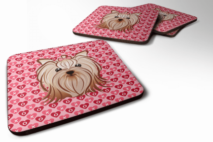 Yorkshire Terrier 3 Art Foam Coaster