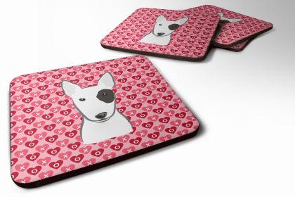 Bull Terrier Art Foam Coaster