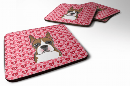 Boxer Art Foam Coaster