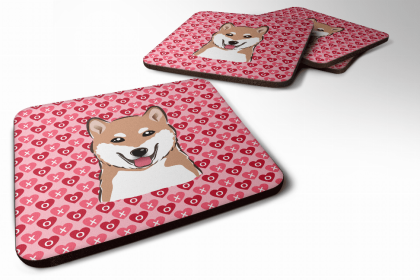 Shiba Inu Art Foam Coaster