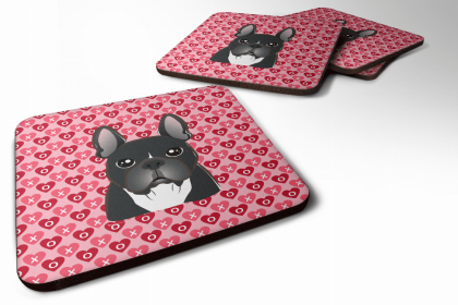 French Bulldog 3 Art Foam Coaster