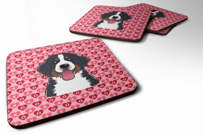 Bernese Mountain Dog Art Foam Coaster