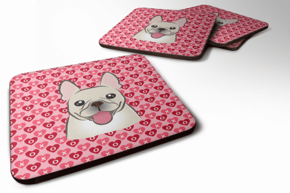 French Bulldog Art Foam Coaster