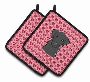 Labrador Retriever 1 XOXO Pair of Potholders