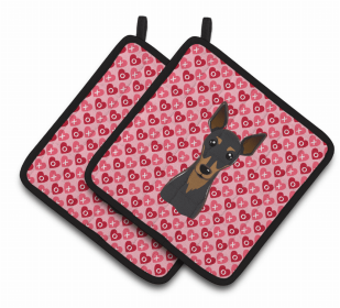 Min Pin 2 XOXO Pair of Potholders