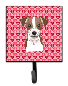 Jack Russell Terrier Heart Leash or Key Holder