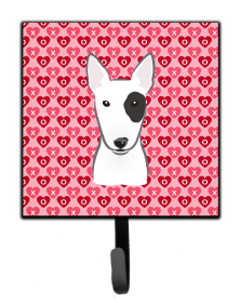 Bull Terrier Heart Leash or Key Holder