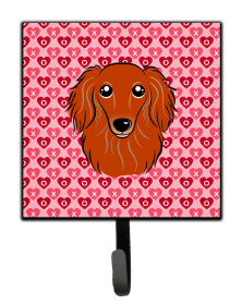 Dachshund 4 Style #1 Heart Leash or Key Holder