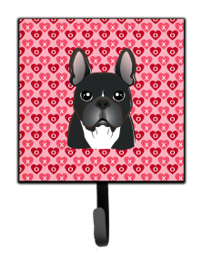 French Bulldog Style #1  Heart Leash or Key Holder